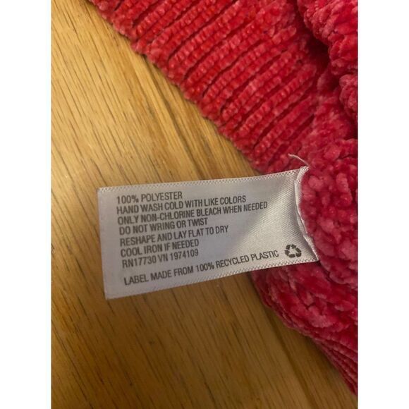 Wild Fable women’s fuchsia v-neck long sleeve cropped knit sweater size large - Picture 5 of 7